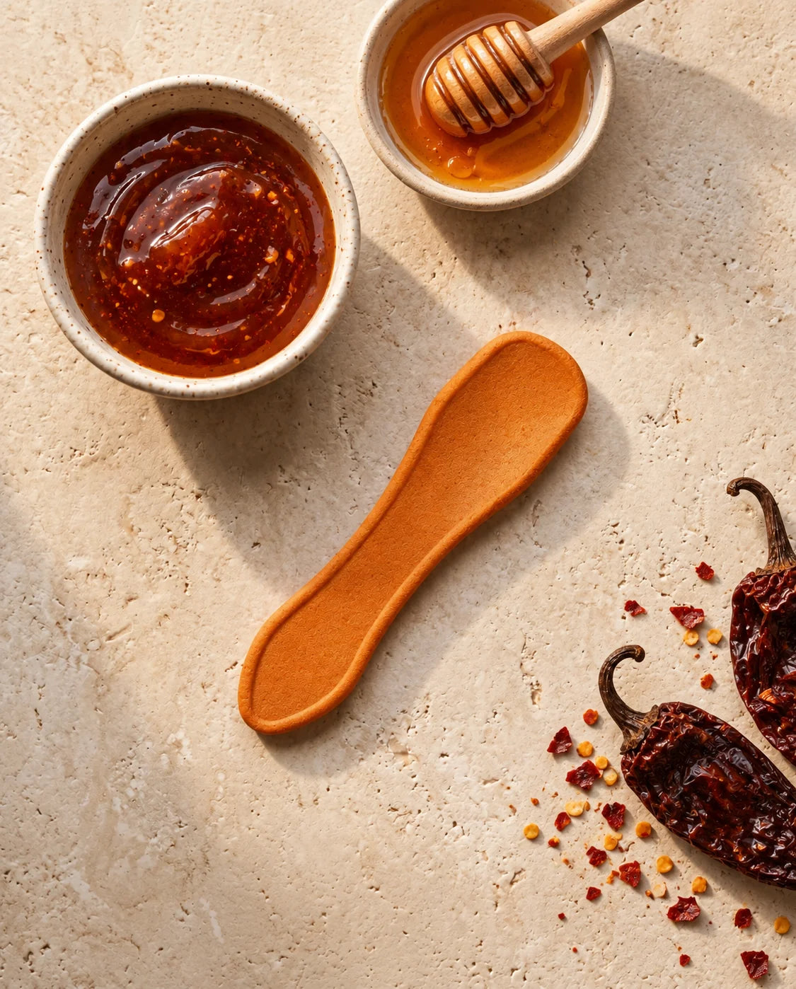 Honey Chipotle flavored edible spoon snack by Double Dip Chips, LLC, product photo 1
