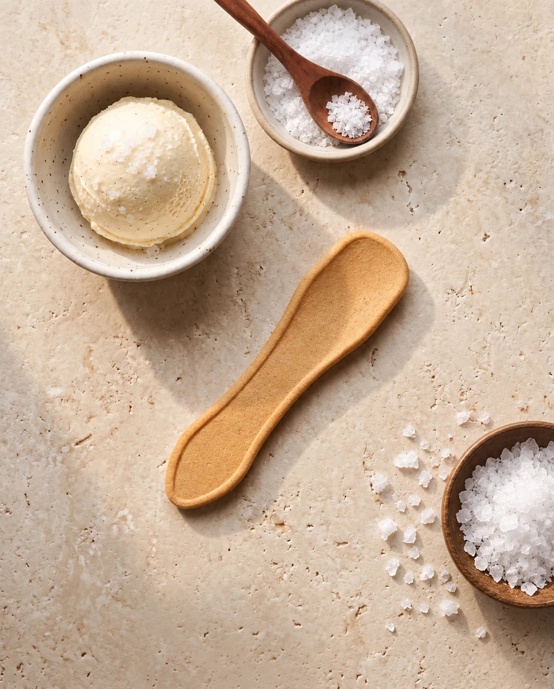 Original Sea Salt flavored edible spoon snack by Double Dip Chips, LLC, product photo 1