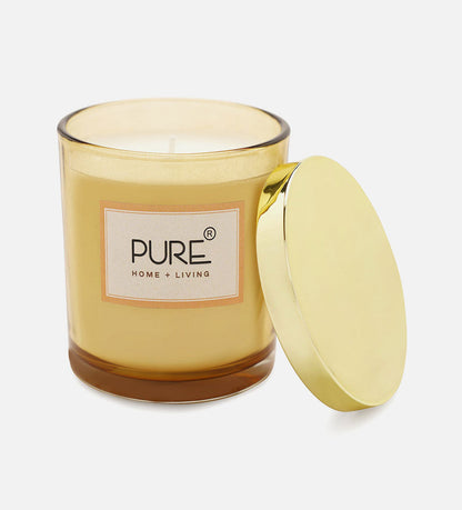 Bergamot And Rose Leather Jar Candle
