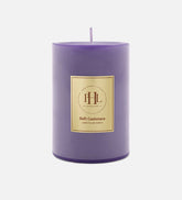Purple Soft Cashmere Pillar Candle