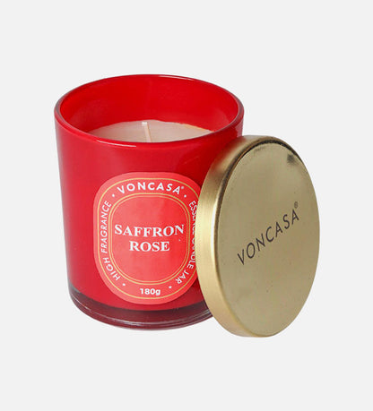 VON CASA Saffron Rose Candle