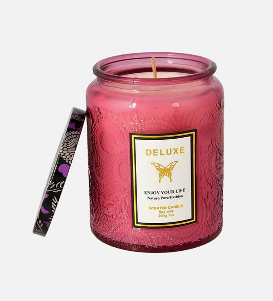 Wind Bluebell Freesia Red Wax Scented Candle